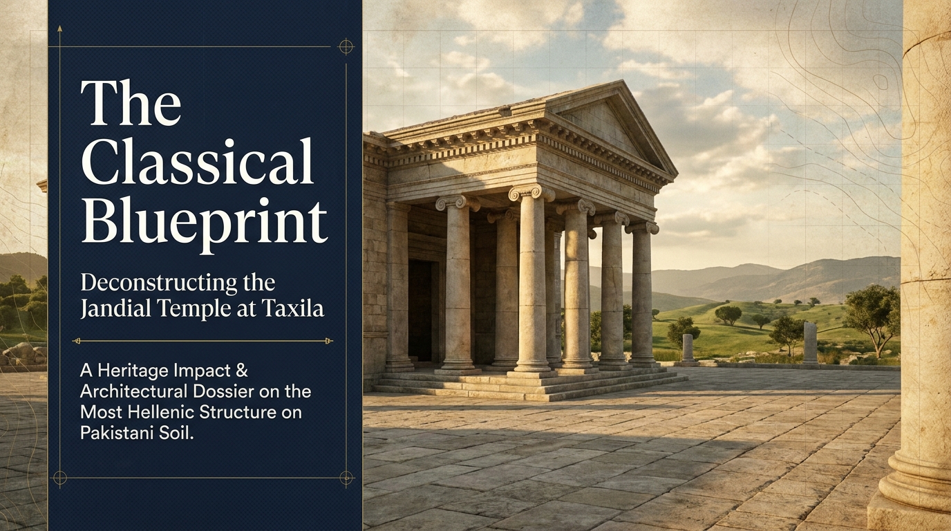 Artistic reconstruction: the Jandial Temple at Taxila